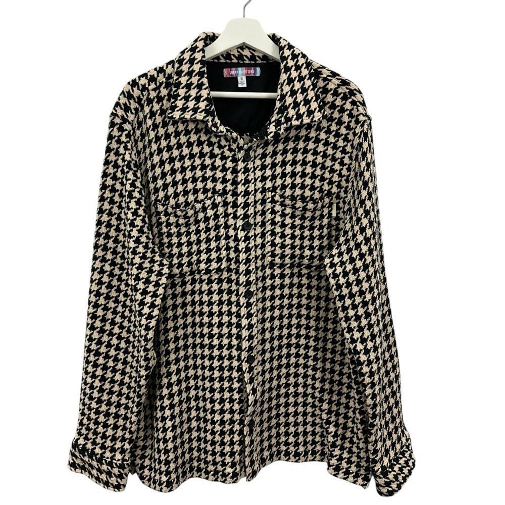 Urban Outfitters Women’s Houndstooth Button Down Jacket Size M
